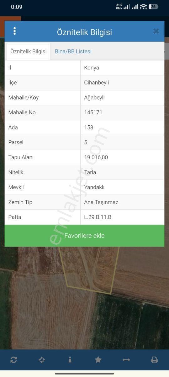Ağabeyli De. Satılık Tarla — fotoğraf 2