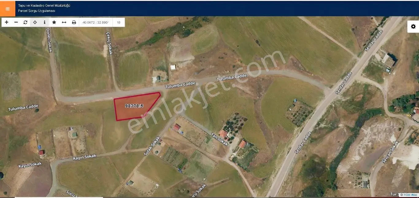 İmaremlak2'den Tek Tapu 2 Tarafı Yola Cephe 1840m2 Köşe Parsel — fotoğraf 2