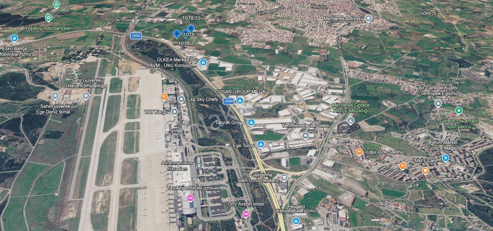 Adnan Menderes Hava Limanı Karşısında Satılık 22.490 M² Tarla — fotoğraf 5
