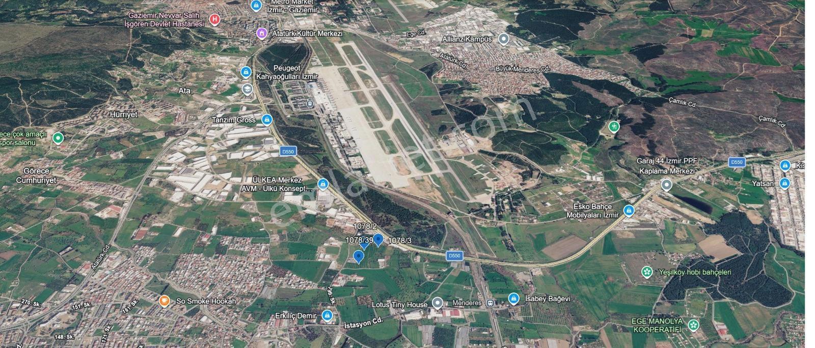 Adnan Menderes Hava Limanı Karşısında Satılık 22.490 M² Tarla — fotoğraf 6