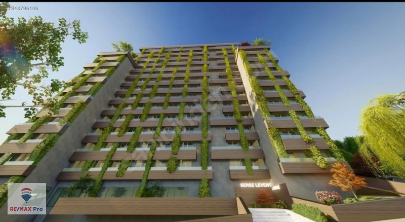Remaxpro Güçlü Özen Sense Levent Sitesi | Ara Kat 1+1 Lüks Daire — fotoğraf 8