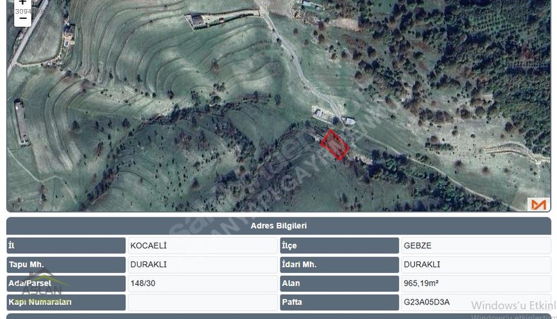 Gebze Duraklı'da Satılık 965 M² Müstakil Arsa - Yatırıma Uygun — fotoğraf 3