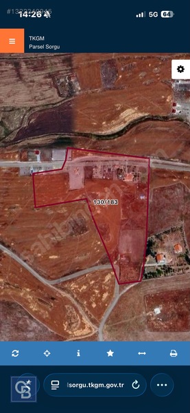 Mamak Kıbrıs Köyü Yol Kenarı 2400 M2 Telle Cevrili Bahçe — fotoğraf 2