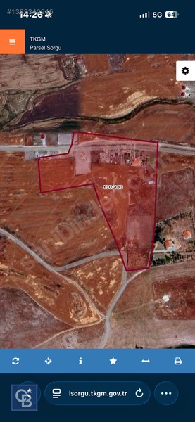Mamak Kıbrıs Köyü Yol Kenarı 2400 M2 Telle Cevrili Bahçe — fotoğraf 3