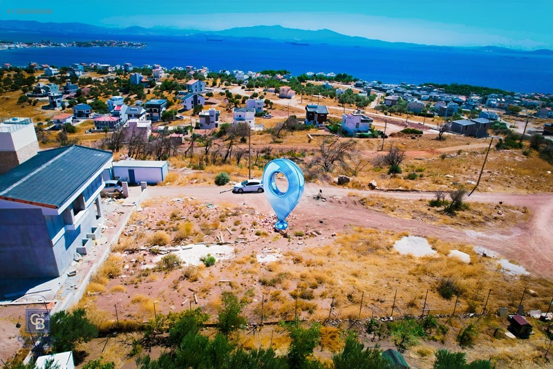 Çandarlı'da Deniz Manzaralı, Villa İmarlı 316 M² Arsa — fotoğraf 12