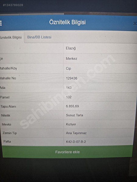 Hekimoğlundan Cip Köyünde Satılık Tarla