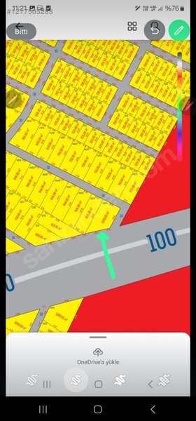 Acil Satılık 3 Tarafı Yol 1000 M2 Arsa