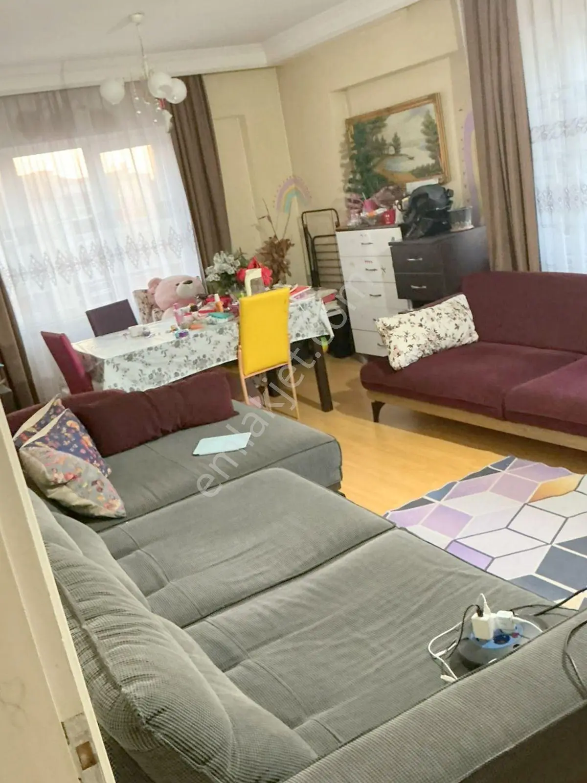 Mertcan'dan Gümüşınar Mah. 2 Balkonlu Geniş 3+1 Satılık Daire