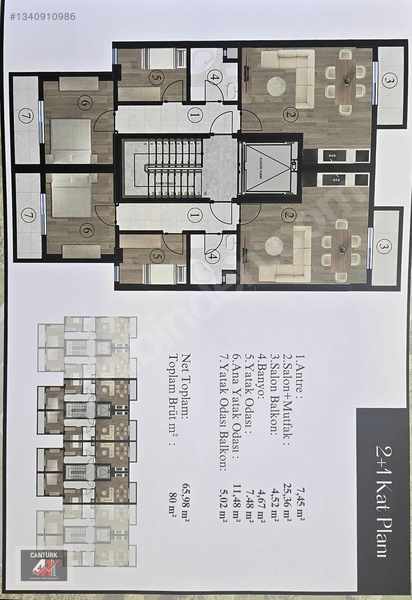 Fırsat!..kocaeli Başiskele Leon Suits'te 2+1 Satılık Daire — fotoğraf 17