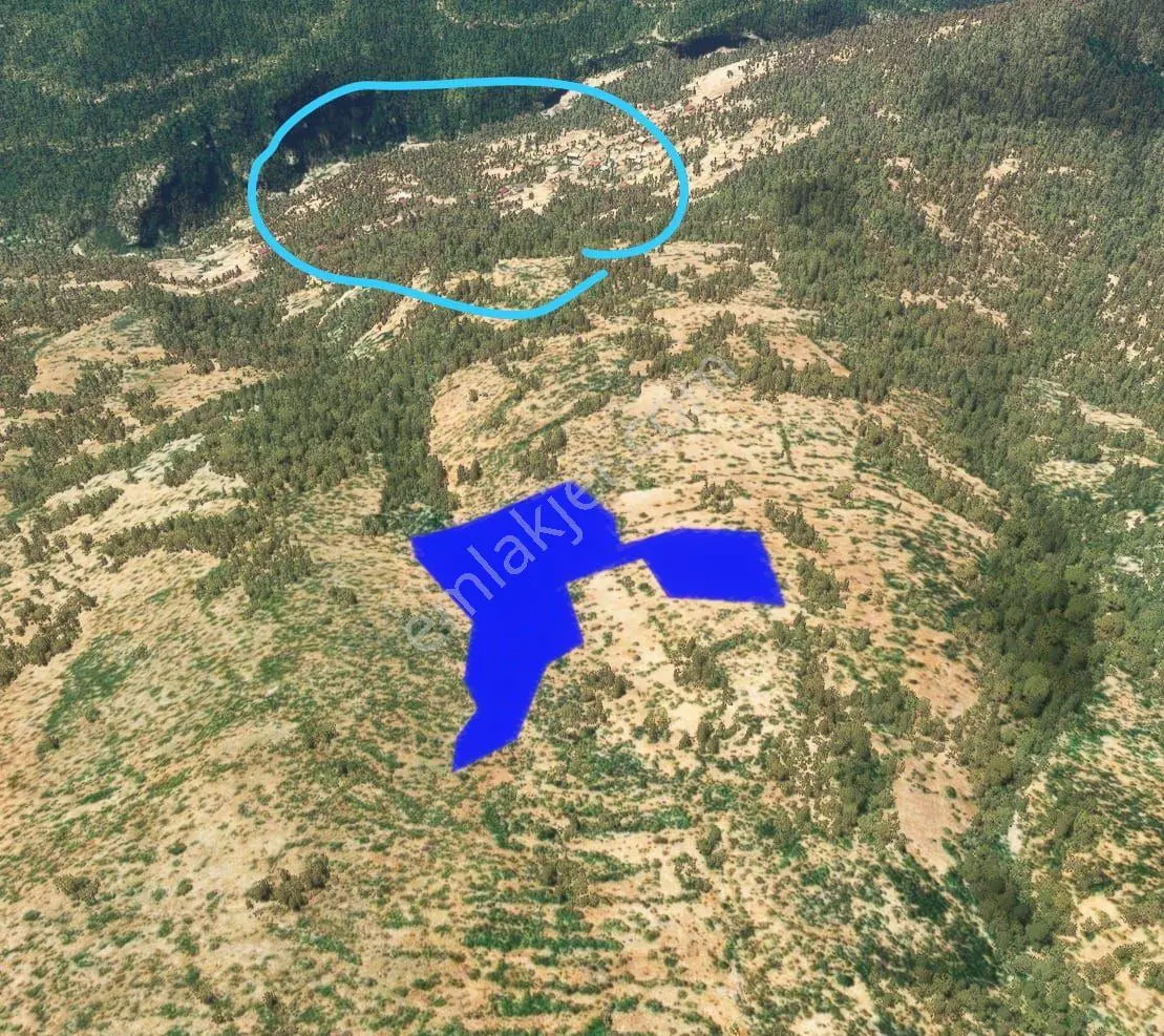 Gündoğmuş Kayabükü'nde Doğa Manzaralı 5817 M² Satılık Tarla — fotoğraf 6