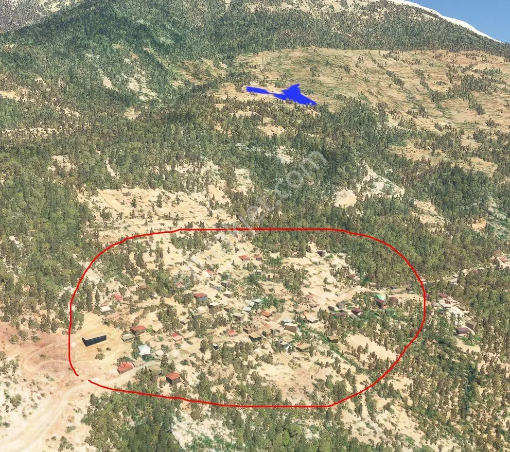Gündoğmuş Kayabükü'nde Doğa Manzaralı 5817 M² Satılık Tarla — fotoğraf 8