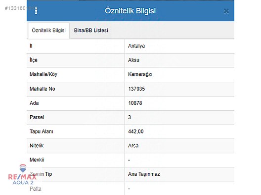 Aksu Kemerağzı 0,6 Emsal Konut İmarlı Satılık Müstakil Parsel — fotoğraf 6
