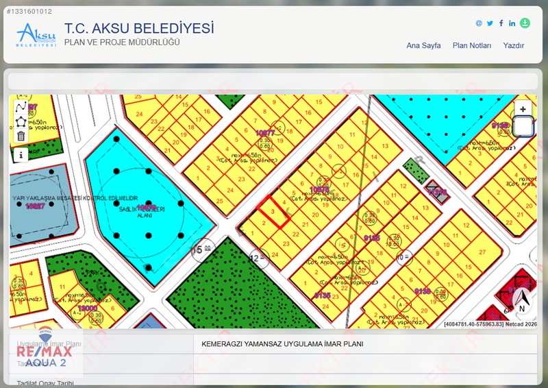 Aksu Kemerağzı 0,6 Emsal Konut İmarlı Satılık Müstakil Parsel — fotoğraf 11