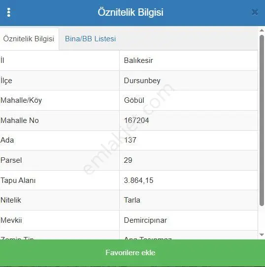 Dursunbey Göbül'de 3.865 M2 Satılık Tarla — fotoğraf 5
