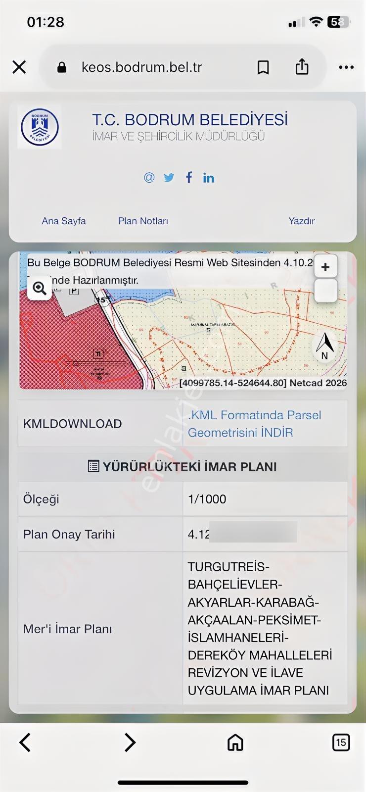 Acil Bodrum Turgutreis Peksimet De Yanındaki Parseller İmarlıdır — fotoğraf 6