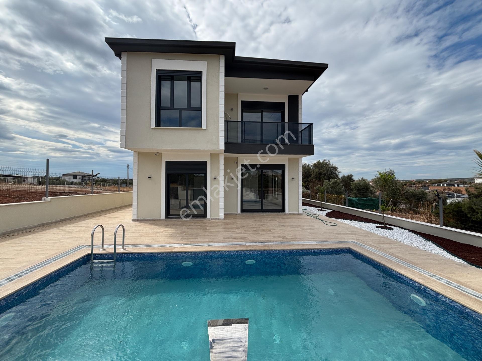 Didim Yeşiltepe’de Doğa İçinde 400 M² Arsada Havuzlu Tam Müstakil Villa — fotoğraf 2