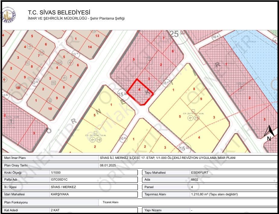 Karşıyaka Migros Yakını 1200m2 Ticari Köşe Parsel — fotoğraf 3