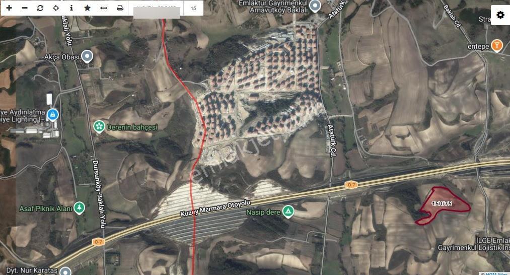 Silivri Arnavutköy Baklalı Toki Konutlarına Yakın Satılık Arsa — fotoğraf 7