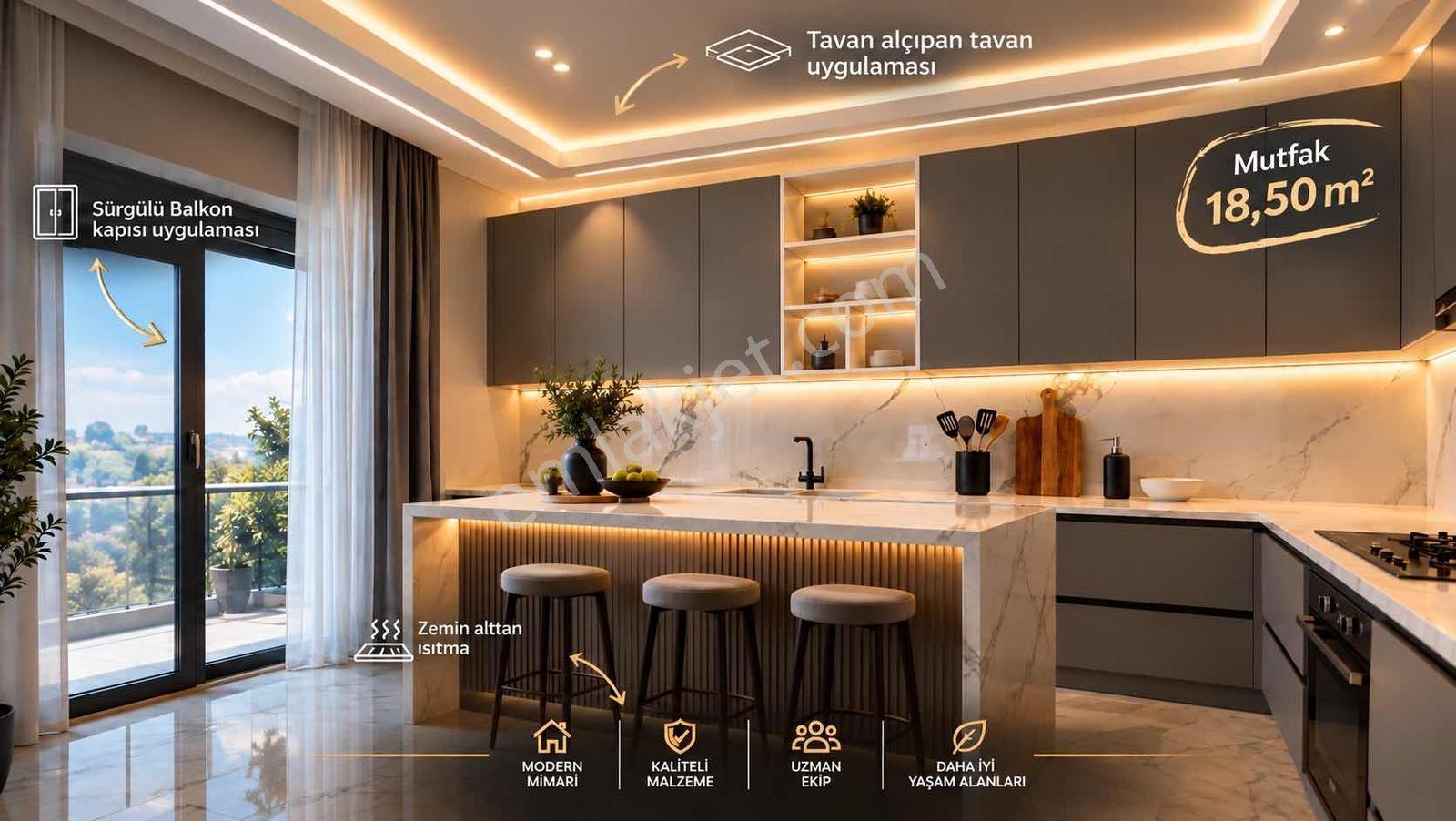 Remax Dem'den Demirkent Mah. Premium Geniş 4+1 Satılık Daireler — fotoğraf 4