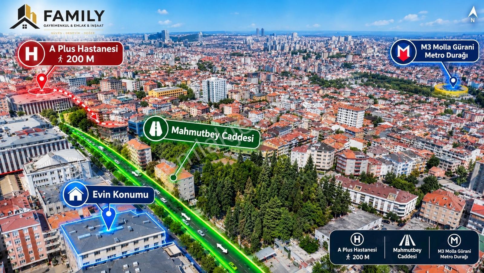 Family' Den Mahmutbey Caddesinde 2+1 Satılık Sıfır Lüx Daire — fotoğraf 26