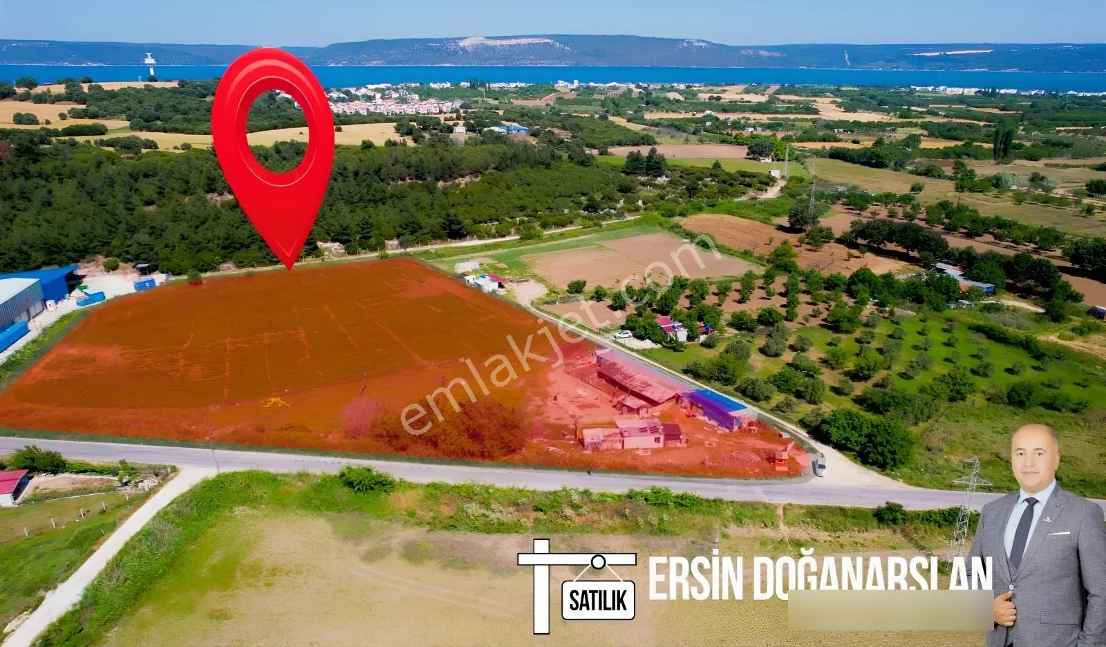Çanakkale Merkez Dardanos Satılık 13 Dönüm Tarla (yola Cepheli) — fotoğraf 12