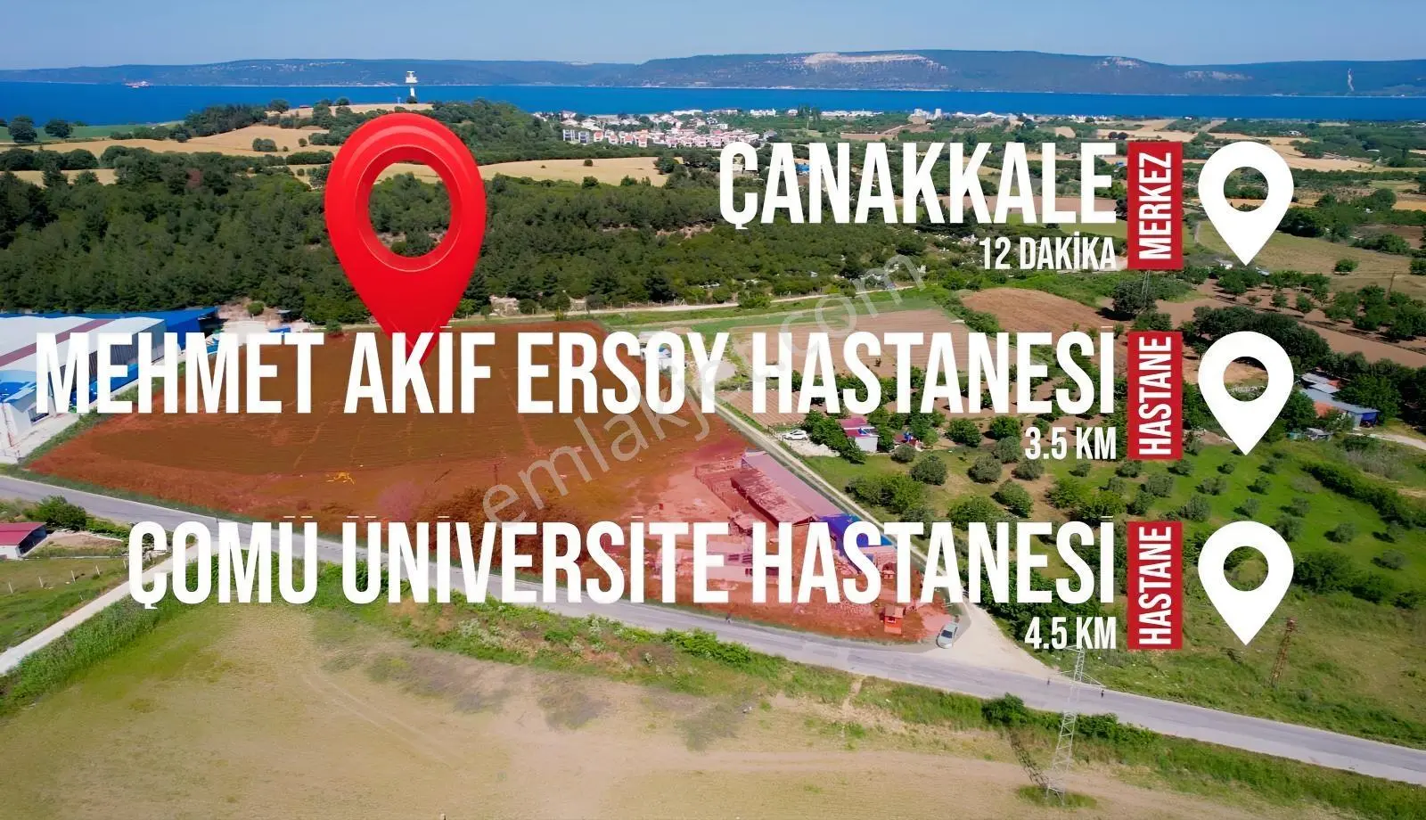 Çanakkale Merkez Dardanos Satılık 13 Dönüm Tarla (yola Cepheli) — fotoğraf 17