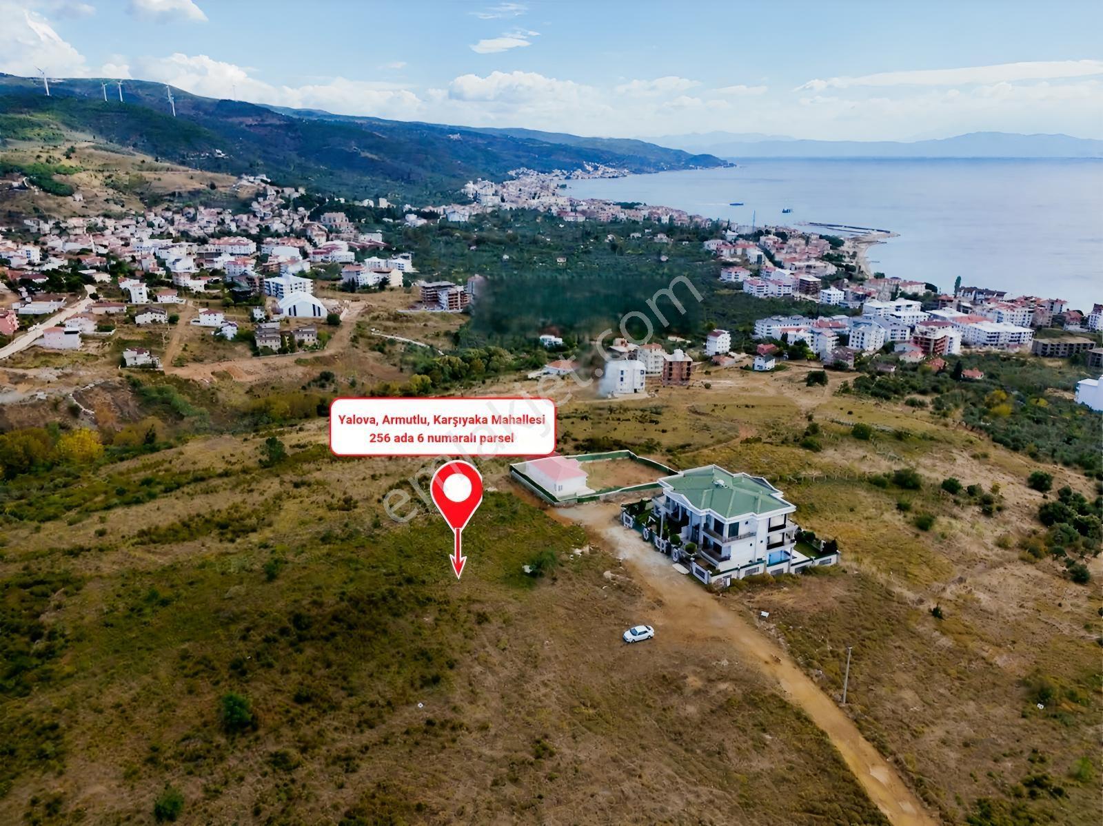 Ay Emlaktan Armutluda Deniz Manzaralı 385 M2 Arsa — fotoğraf 2