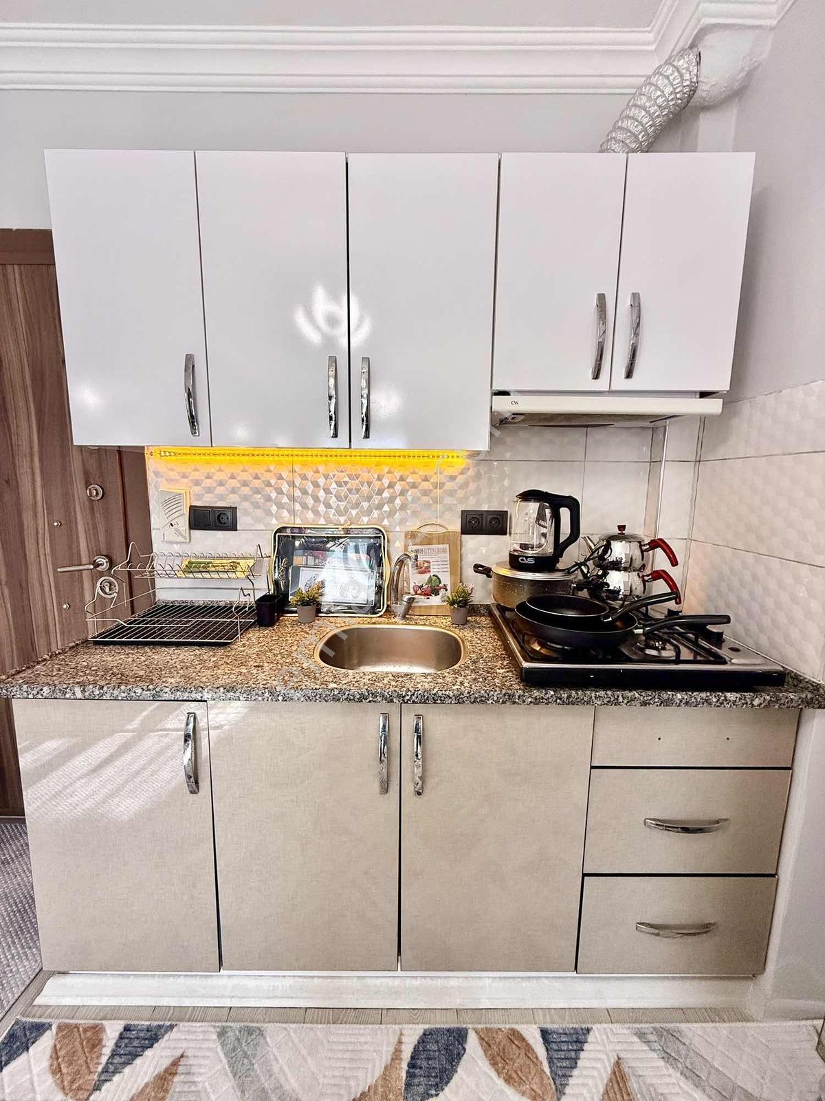 1+1 Ultra Lüks Eşyalı Daire, Cambalkonlu, 16 Bin Kiracılı — fotoğraf 15