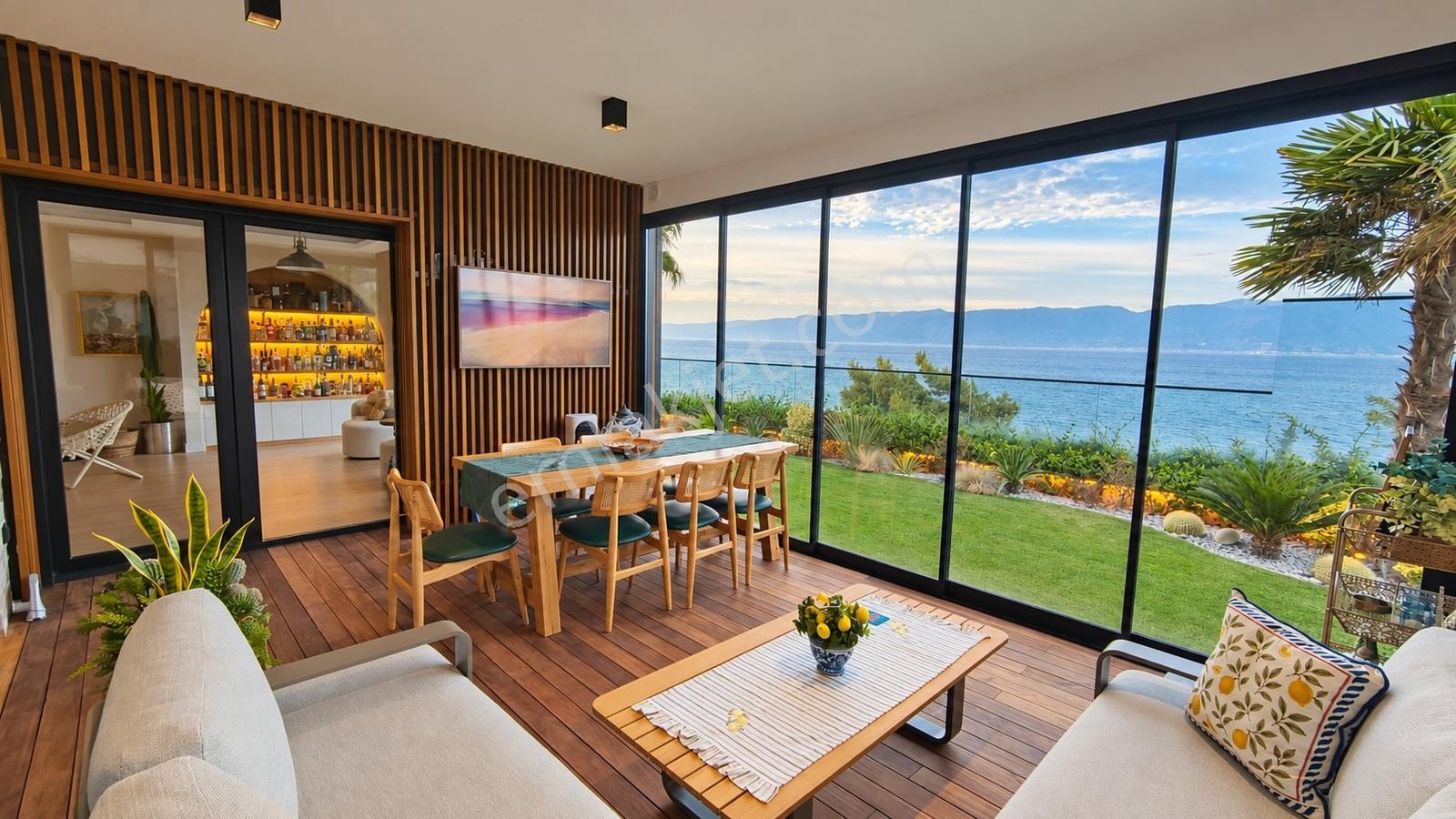 Modern, Zarif Ve Emsalsiz Kesintisiz Deniz Manzaralı Villa — fotoğraf 22