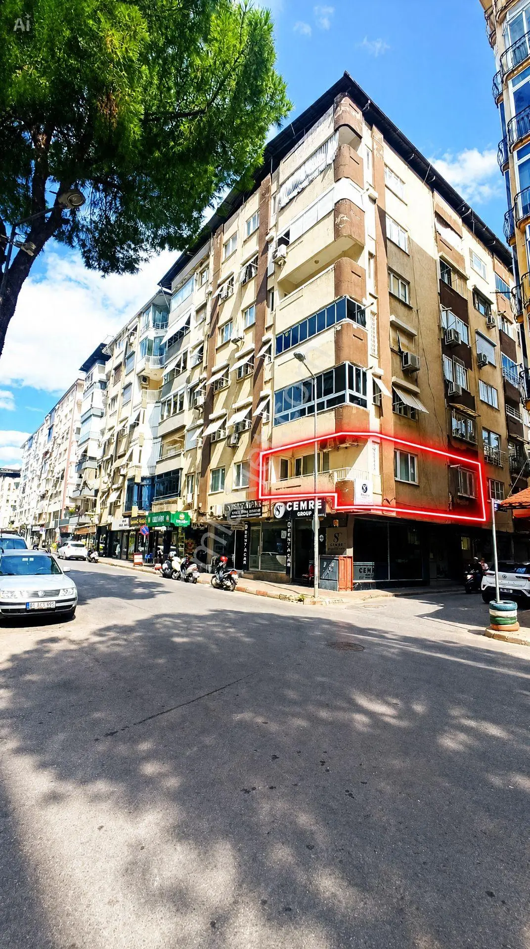 Nazilli - Hürriyet Caddesi Üzerinde Fırsat Satılık 3+1