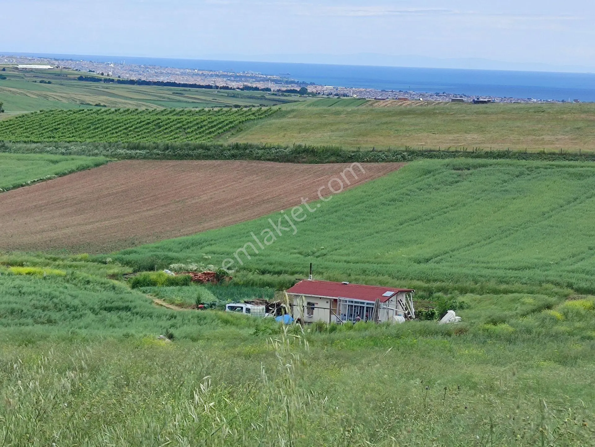 Marmaraereğlisi Çeşmeli'de Deniz Manzaralı 500 M² Arsa — fotoğraf 3