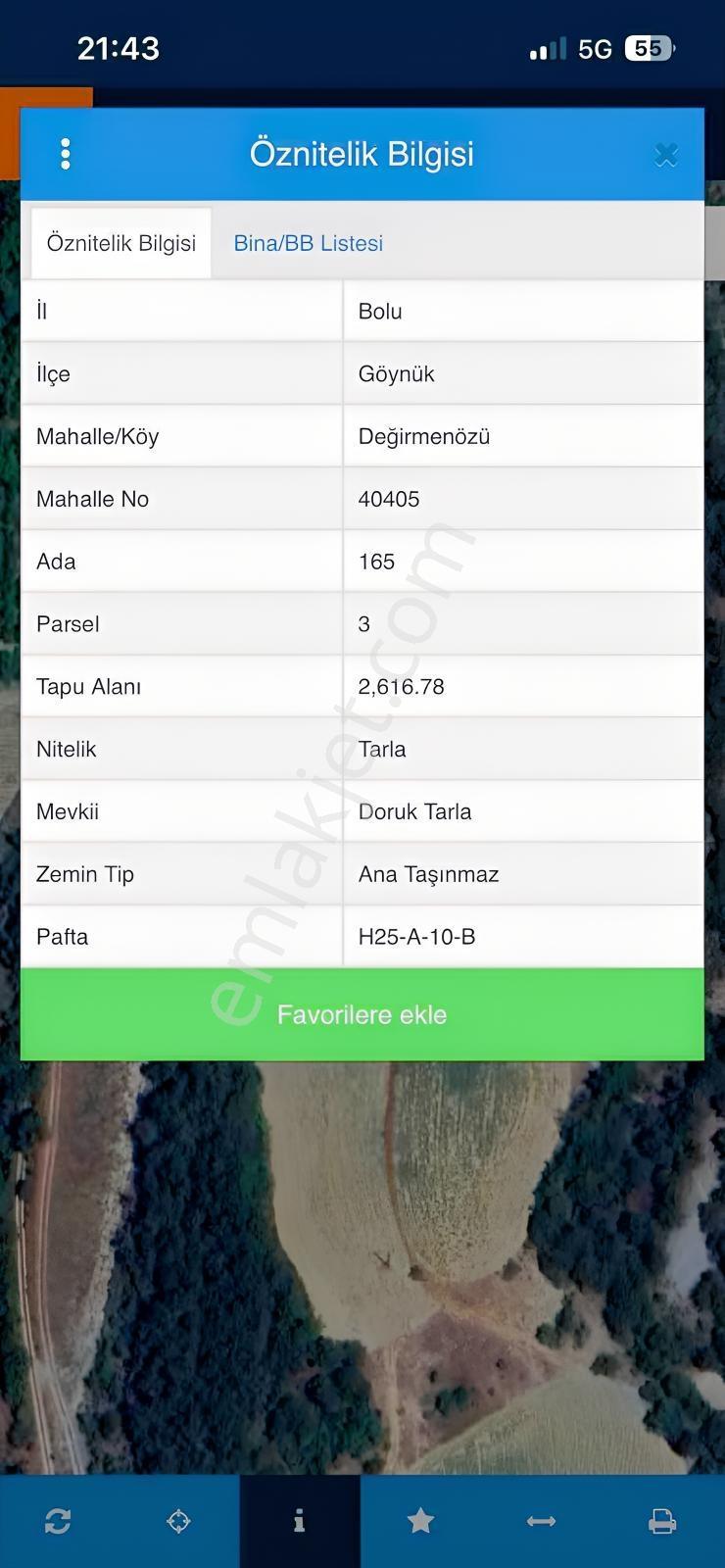 Bolu Göynük Değirmenözü İmar Sınırı Fırsat Bahçe — fotoğraf 2
