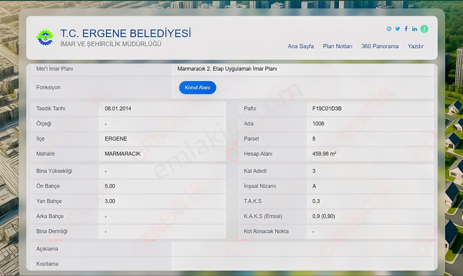 Ergene Marmaracık Değerli Satılık Arsa — fotoğraf 5