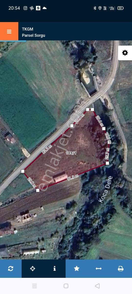 Körfez Kutluca'da Asfalt Kenarı 5318 M2 Yapılaşmaya Uygun Tarla — fotoğraf 13
