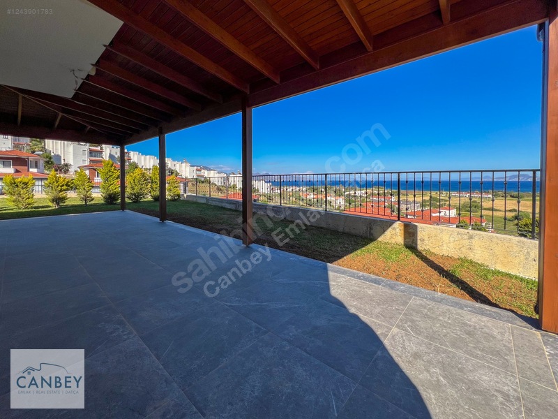 Datça Burgaz'da Panoramik Deniz Manzaralı 5+1 Lüks Villa — fotoğraf 14