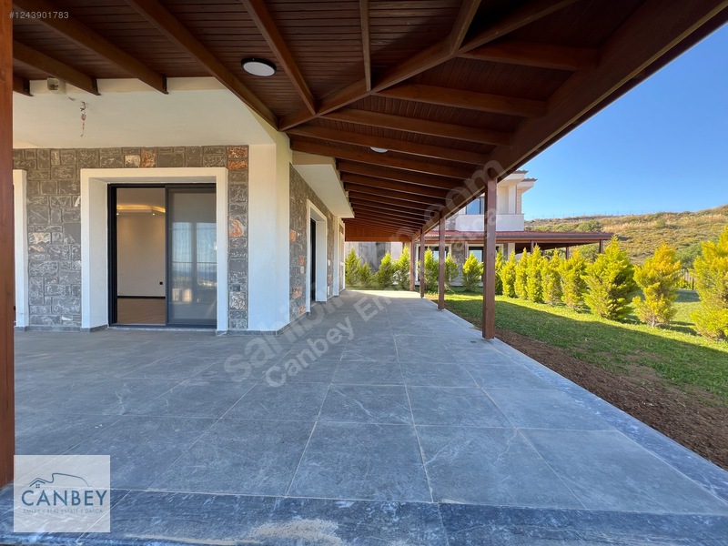 Datça Burgaz'da Panoramik Deniz Manzaralı 5+1 Lüks Villa — fotoğraf 17