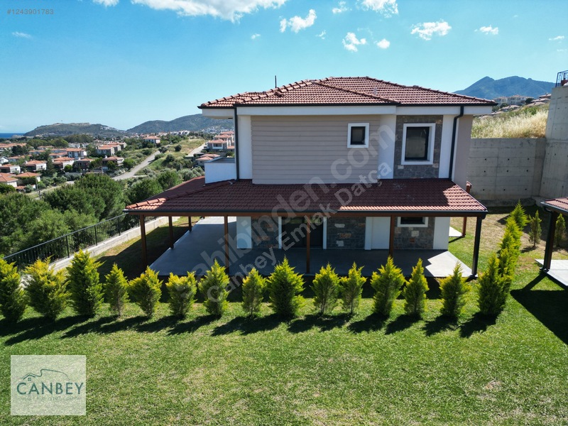 Datça Burgaz'da Panoramik Deniz Manzaralı 5+1 Lüks Villa — fotoğraf 26