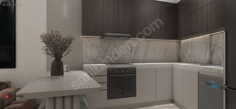 Ikea'nın Arkasında Sıfır 2+1 Satılık Daire — fotoğraf 11