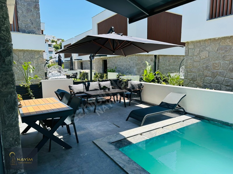 Bodrum Eskiçeşmede Havuzlu-bahçeli, Eşyalı 2+1 Dubleks Daire — fotoğraf 3