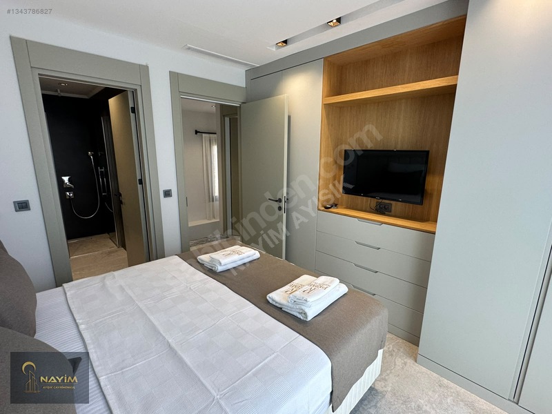 Bodrum Eskiçeşmede Havuzlu-bahçeli, Eşyalı 2+1 Dubleks Daire — fotoğraf 18