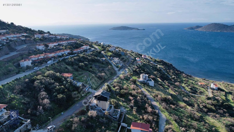 Çandarlı'da Adalar Manzaralı, İmarlı Satılık Villa Arsası 358m² — fotoğraf 16