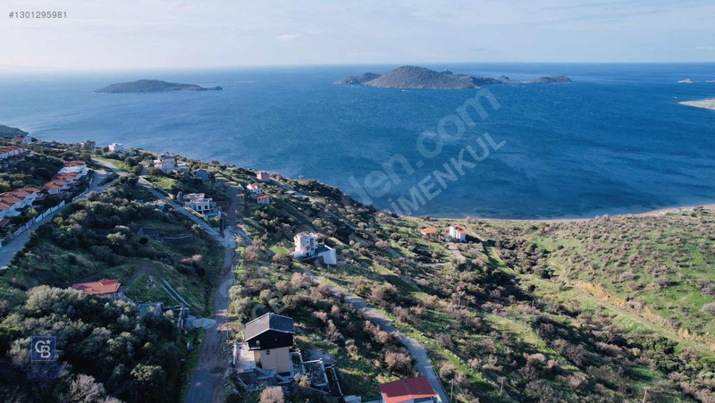 Çandarlı'da Adalar Manzaralı, İmarlı Satılık Villa Arsası 358m² — fotoğraf 17