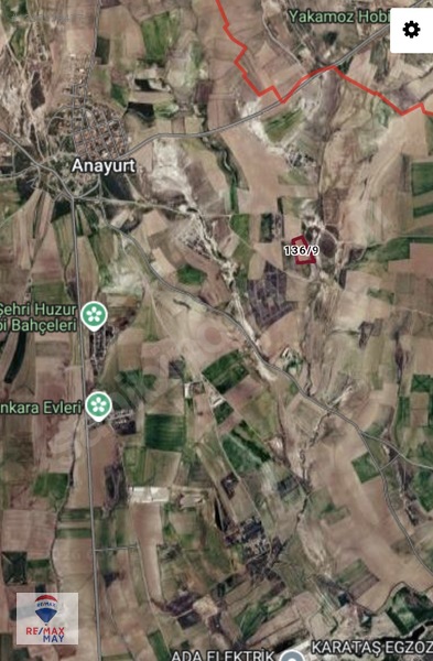 Sincan Anayurda 1300 M Mesafede Tek Tapu Acil Satışta Tarla — fotoğraf 3