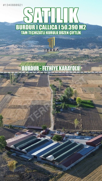 Satılık I Burdur Çallıca, Tam Teçhizatlı, Kurulu Düzen Çiftlik — fotoğraf 2
