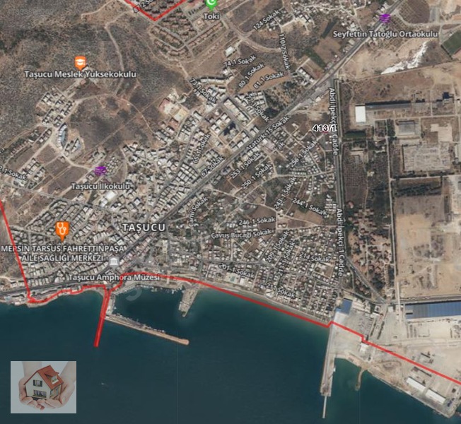 Mersin Taşucu Beldesi Plaja Yürüme Mesafesi İmarlı Satılık Arsa — fotoğraf 2