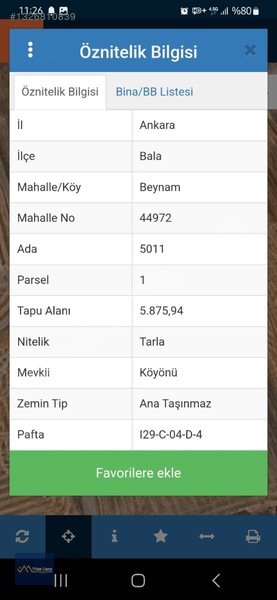 Beynam Tek Tapu Satılık Tarla — fotoğraf 12