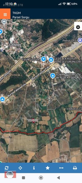 Bursa Orhangazi Gedelek'de 2.850 M² Satılık Yatırımlık Tarla — fotoğraf 16