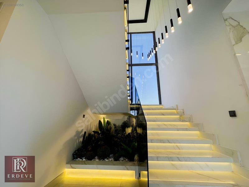 Erdeve'den 663m2 Arsa 5+1 Akıllı Ev Sistemli İskanlı Havuz Villa — fotoğraf 14