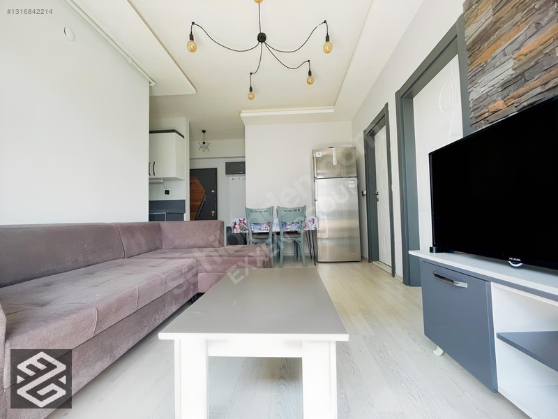 Exxen'den Görüklede Yüzme Havuzlu Eşyalı Kiralık 2+1 Daire — fotoğraf 5