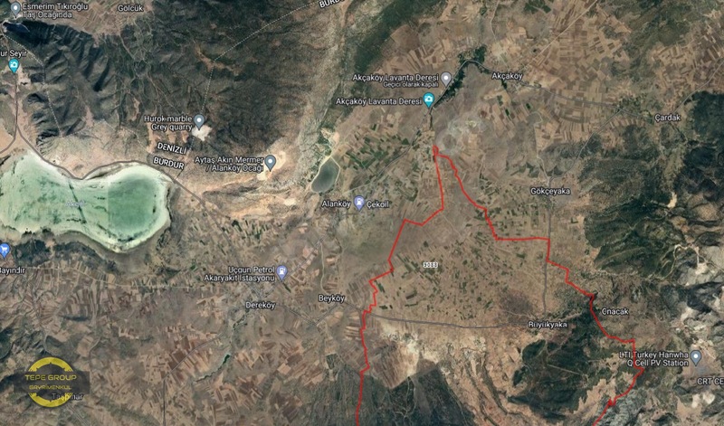 Burdur Yeşilova Büyükyaka Köyünde 525m2 Yatırımlık Satılık Tarla — fotoğraf 9